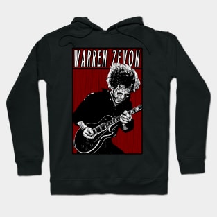 Retro Vintage Warren Zevon Hoodie